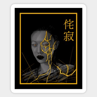 Kintsugi girl Magnet